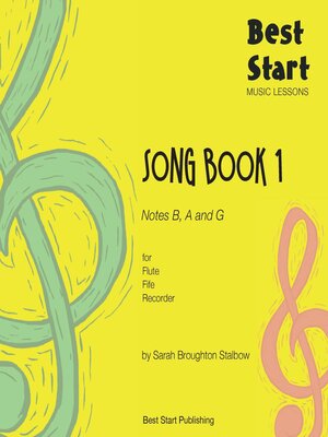 cover image of Best Start Music Lessons Song Book 1